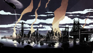 Gotham City disegnata da Grant Morrison